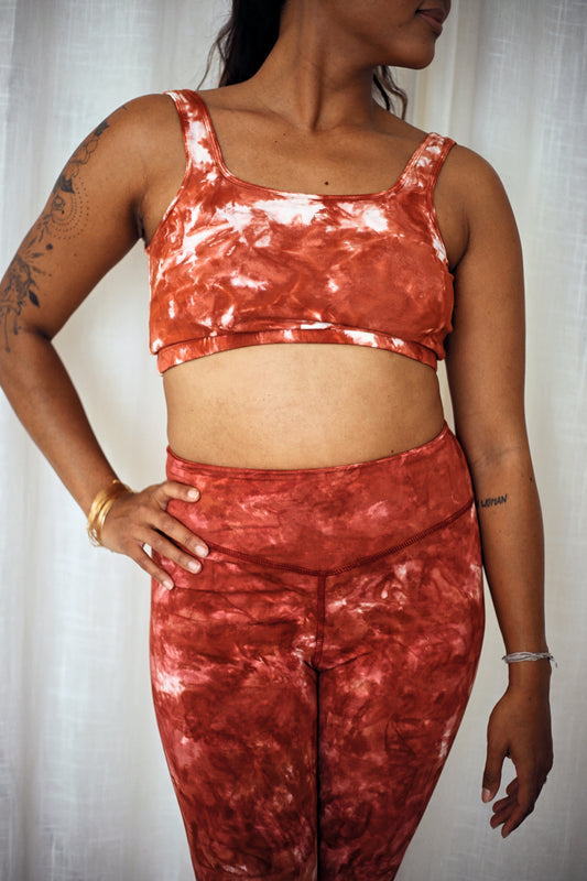 LEGGING DE YOGA NAÏA - Terracotta