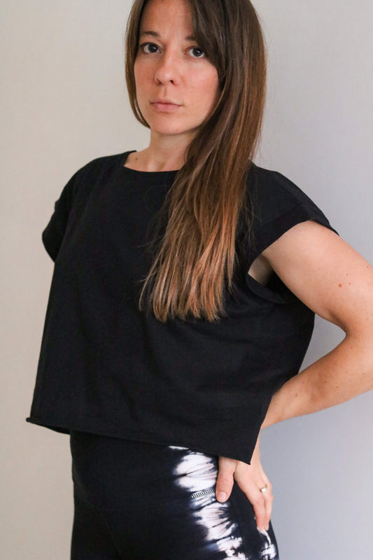 t-shirt de yoga en coton bio pour pratiquer