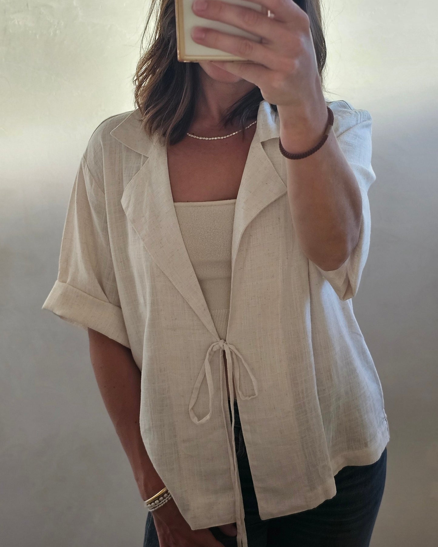 VESTE ANAYA - Blanc naturel