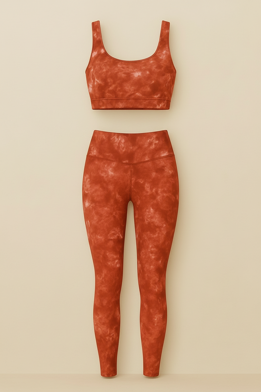 ENSEMBLE DE YOGA TERRACOTTA SEREN